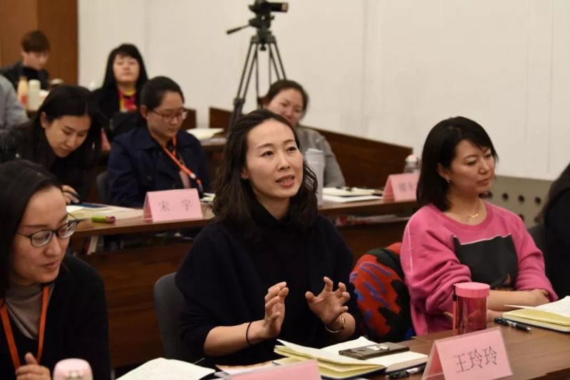 学员王玲玲发言 摄影:张涛